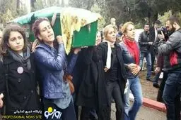 تشییع جنازه زن قربانی خشونت توسط زنان در ترکیه/ داووداوغلو:دستی که روی زن بلند شود را قطع خواهیم کرد