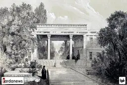 عکس/آرامگاه حافظ سال ۱۲۲۰