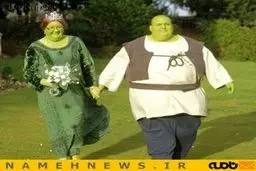 ازدواج واقعی شرک و فیونا+تصاویر