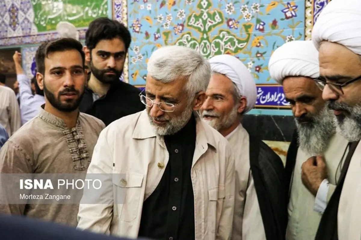 سعید جلیلی در مراسم گرامیداشت شهید مدافع حرم/عکس