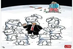 سیاستمداری که بازار دلقک‌ها را کساد کرد!/کاریکاتور