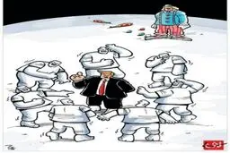 سیاستمداری که بازار دلقک‌ها را کساد کرد!/کاریکاتور