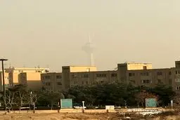 برج میلاد محو شد/عکس