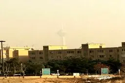 برج میلاد محو شد/عکس