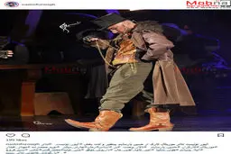 پوشش و گریم نوید محمدزاده در نمایش الیور توئیست/ عکس