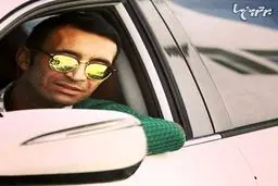 عکس: رضا عنایتی و عینک جالبش!