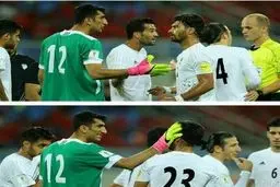 شایعه در اردوی تیم ملی / این عکس درگیری بیرانوند و رضاییان را نشان می‌دهد؟