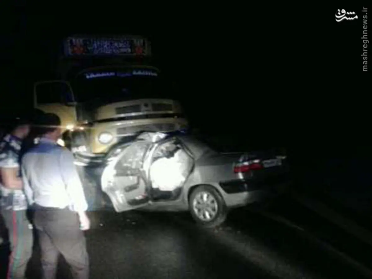 عکس/ تصادف خونین زانتیا در کیاسر