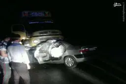 عکس/ تصادف خونین زانتیا در کیاسر