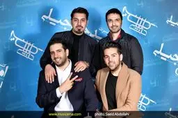 حضور محمد رضا فروتن و احسان خواجه امیری در کنسرت بمب انرژی/عکس