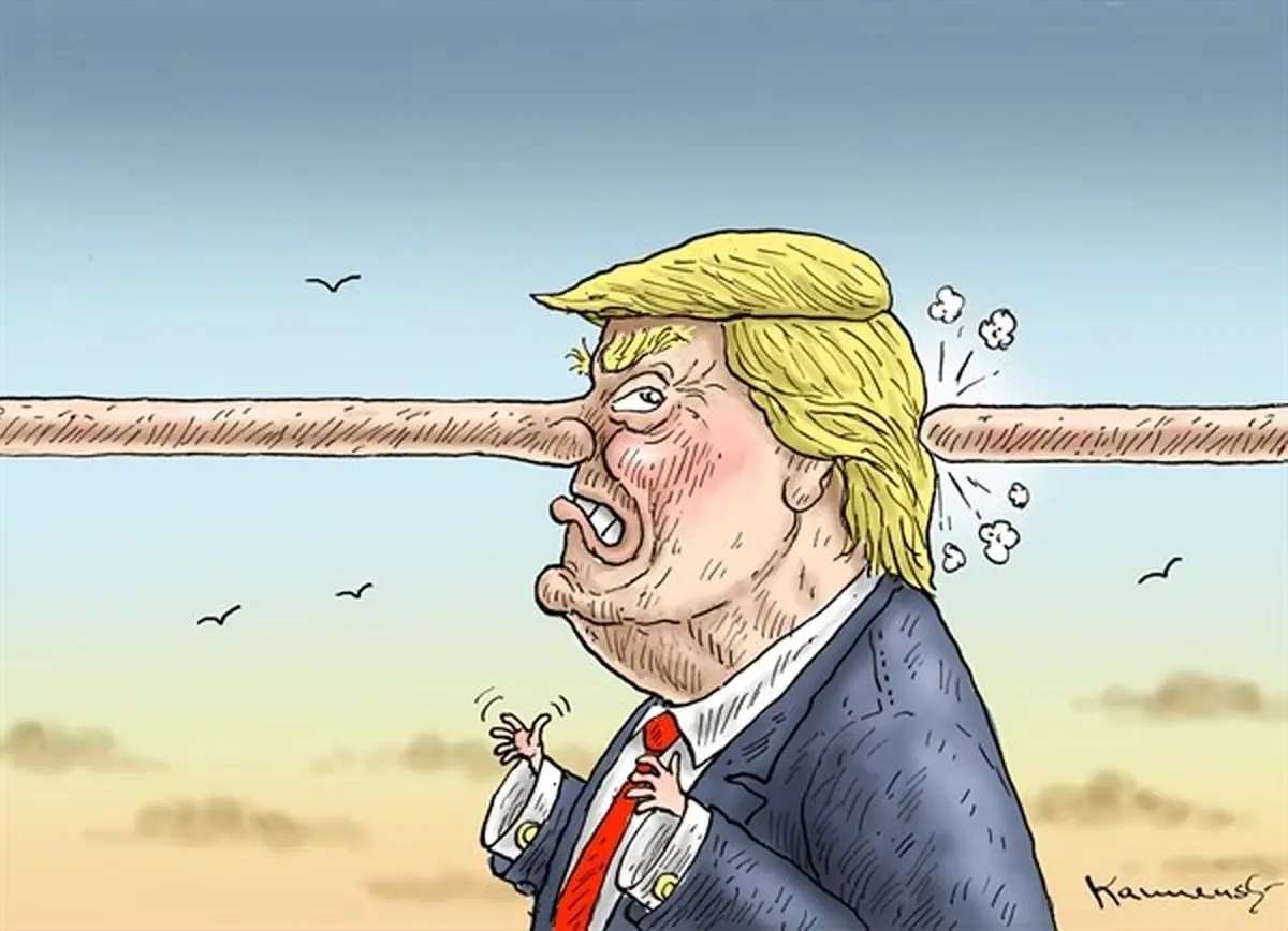 سیاست ترامپ / کاریکاتور