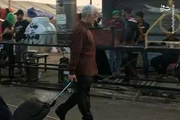 عکسی از سعید جلیلی در پیاده‌روی اربعین