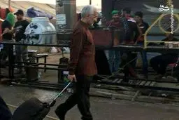 عکسی از سعید جلیلی در پیاده‌روی اربعین