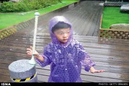 چتر نامرئی برای باران/تصاویر