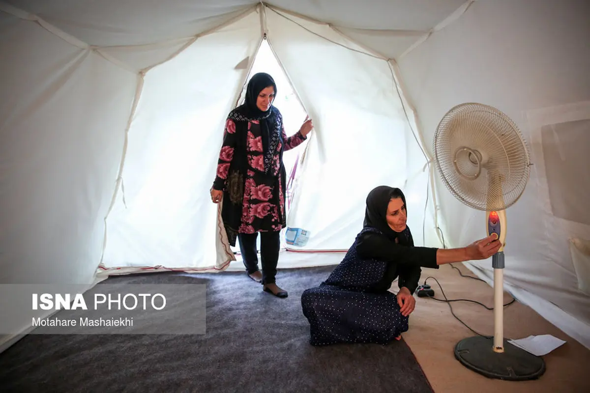 زندگی دشوار اهالی سرپل ذهاب در گرمای شدید هوا/تصاویر