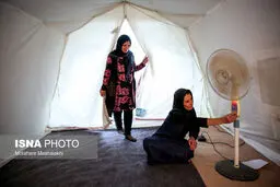 زندگی دشوار اهالی سرپل ذهاب در گرمای شدید هوا/تصاویر