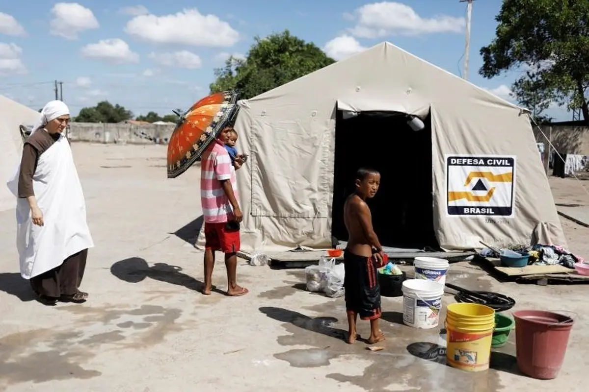 تصاویری دردناک از وضعیت مهاجران ونزوئلایی در برزیل