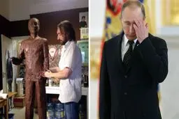 پوتین هم شکلاتی شد +تصاویر