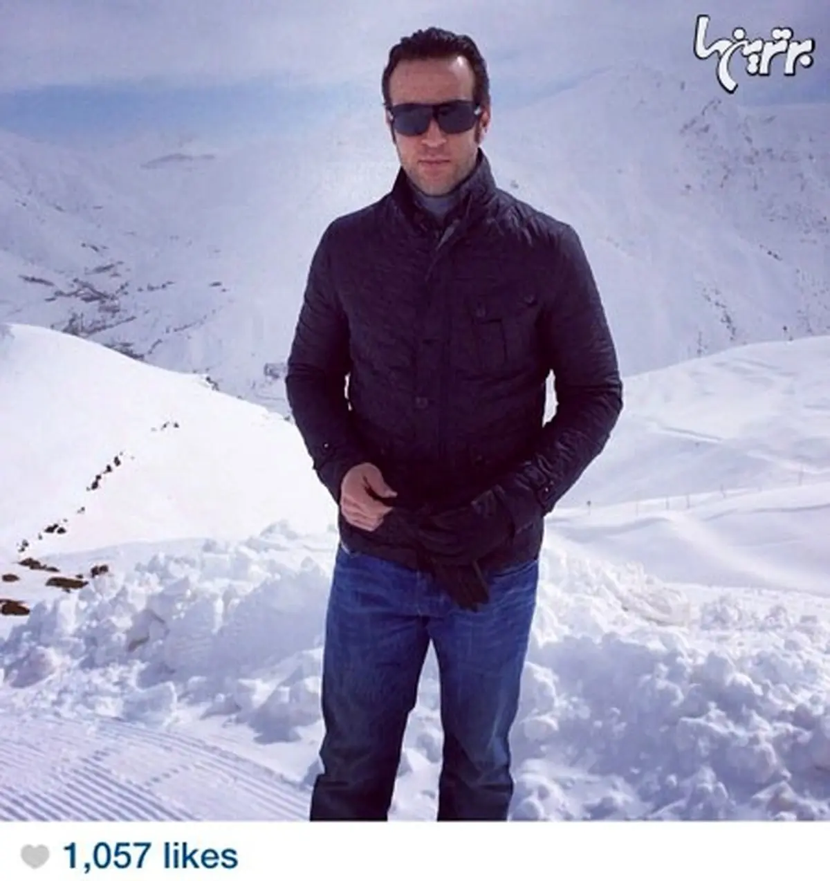 عکس برفی علی کریمی