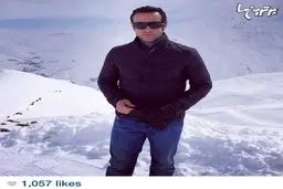 عکس برفی علی کریمی