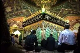 عزاداری مدافعان حرم در کنار مرقد حضرت رقیه/تصاویر