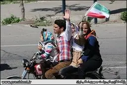 استقبال پور شور مردم تبریز از دکتر روحانی به روایت تصویر