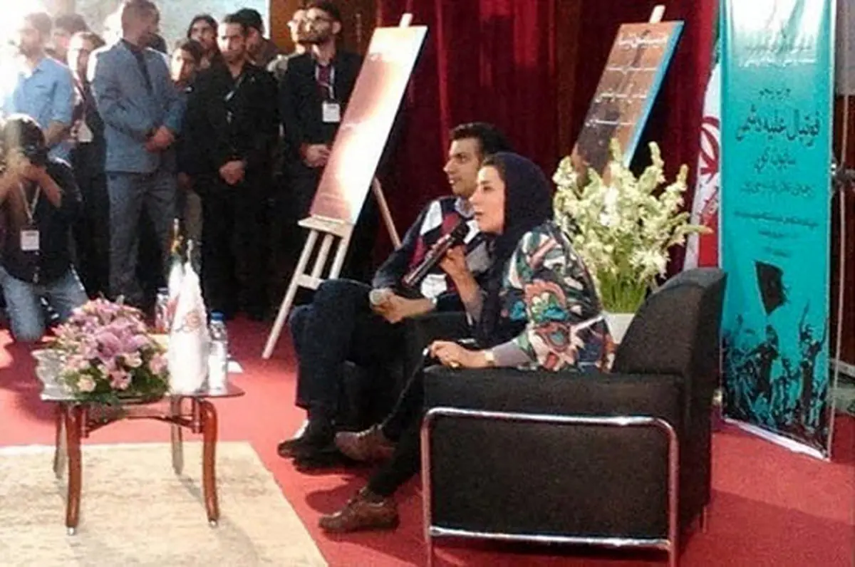 فردوسی پور در کنار معتمد آریا / عکس