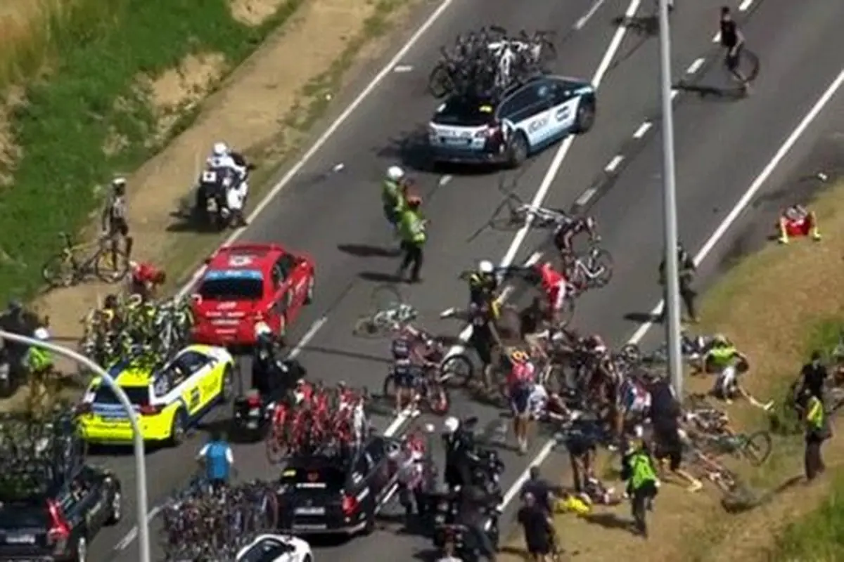 حادثه در توردوفرانس+ عکس