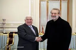 دیدار لاریجانی با ولید المعلم / تصاویر