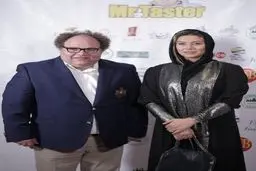 فریبا نادری در کنار مستر تستر/عکس