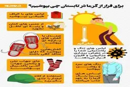 برای فرار از گرما در تابستان چی بپوشیم؟ + اینفوگرافی