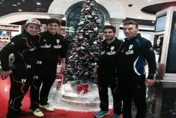 کریسمس در اردوی تیم ملی فوتبال/ عکس