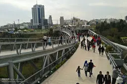 رد شدن از روی «پل طبیعت» را حتما تجربه کنید /گزارش تصویری