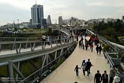 رد شدن از روی «پل طبیعت» را حتما تجربه کنید /گزارش تصویری