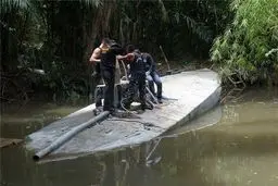 کشف زیردریایی حامل مواد مخدر در برزیل+عکس