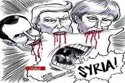 سوریه زیر دندان ترامپ، ماکرون و ترزا می