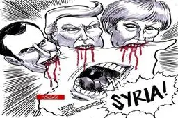 سوریه زیر دندان ترامپ، ماکرون و ترزا می