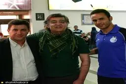 عکس/رضا رویگری درکنار قلعه‌نویی