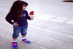 عكس / دختر مدافع پرسپولیس