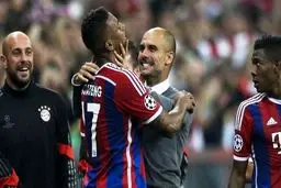 گوارديولا بوآتنگ را خفه کرد! (عکس)