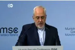 ظریف در کنفرانس امنیتی مونیخ: پاسخ ترامپ را توئیت کردم؛ این روزها توئیت مد شده است!/ اینکه عده‌ای می‌خواهند ایران را به عنوان تندرو قلمداد می‌کنند باعث بی ثباتی منطقه می‌شود