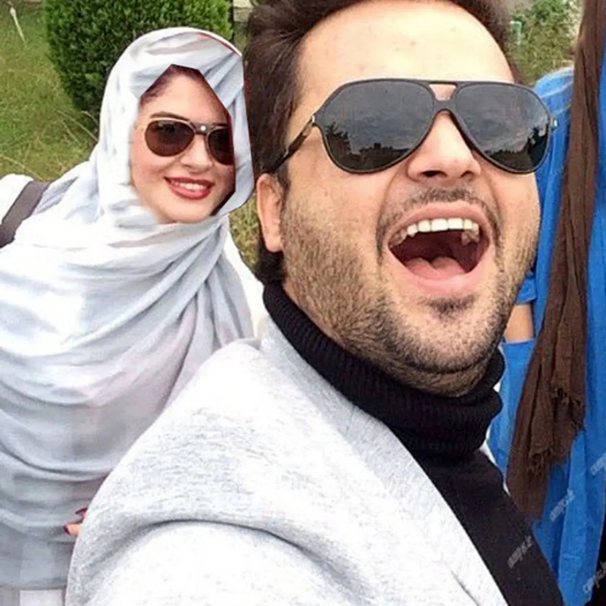 سلفی جدید مهدی سلوکی بهمراه همسرش