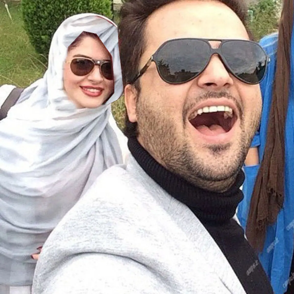 سلفی جدید مهدی سلوکی بهمراه همسرش