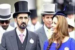 عکس/ حاکم دبی و همسرش در لندن