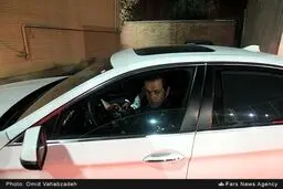 خودروی علی کریمی/تصویر