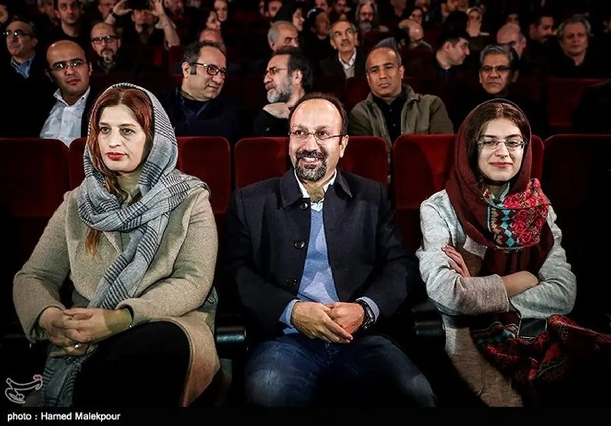 دختر و همسر اصغر فرهادی در مراسم "جشن اسکار"/عکس