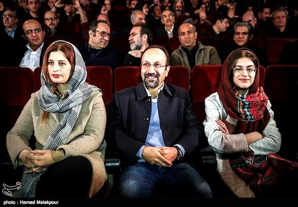 دختر و همسر اصغر فرهادی در مراسم "جشن اسکار"/عکس
