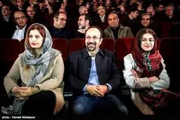 دختر و همسر اصغر فرهادی در مراسم "جشن اسکار"/عکس