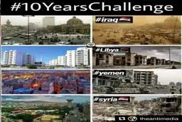 کشورهایی که وارد چالش ۱۰ ساله شدند/ عکس