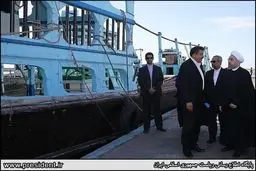 بازدید رئیس جمهور از طرحهای عمرانی جزیره قشم به روایت تصاویر